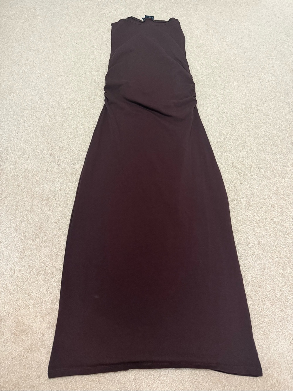 ASOS Chocolate Brown Sleeveless Maxi Dress